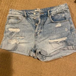 Forever 21 Boyfriend Style Denim Shorts Sz30